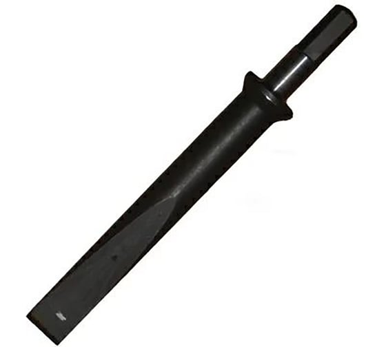 Изображение товара Зубило для рубильного молотка РМ-4А, 8А, 12А, 16А, 20А (L=250 мм, с юбкой, сталь У8А) Пневмо-Трейд РМ8А-00.03.250-У8А