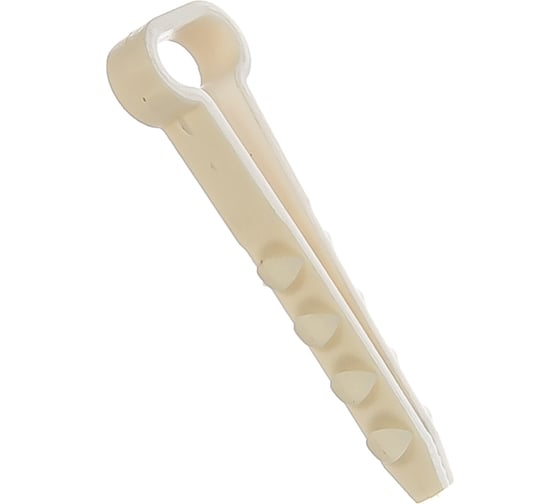 Изображение товара Дюбель-хомут Росдюбель прям., белый, 10x5, 100 шт. 15-0453