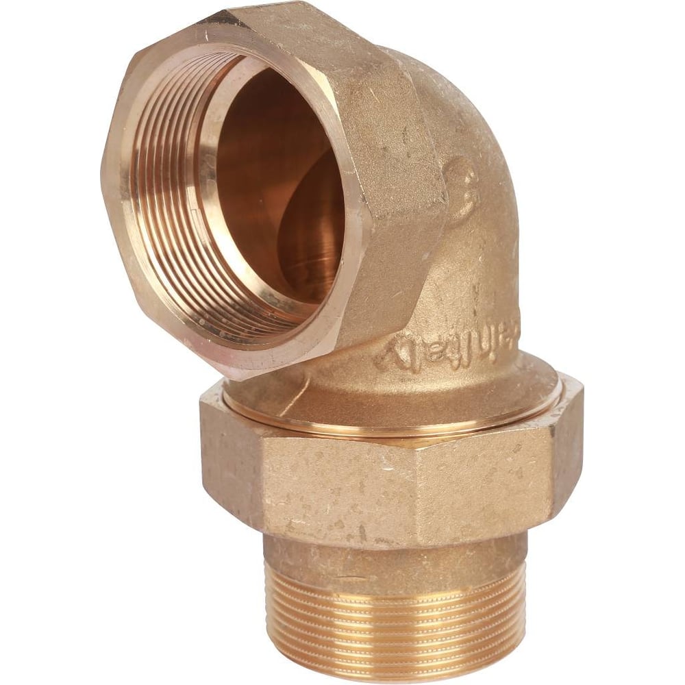 Изображение товара Разъемное угловое соединение американка из латуни 2 дюйма STOUT