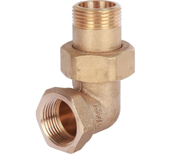 Изображение товара Разъемное угловое соединение "американка" STOUT Sft-0056-000034 вн, уплотнение под гайкой o-ring кольцо 3/4" RG008T5Q95IKQR