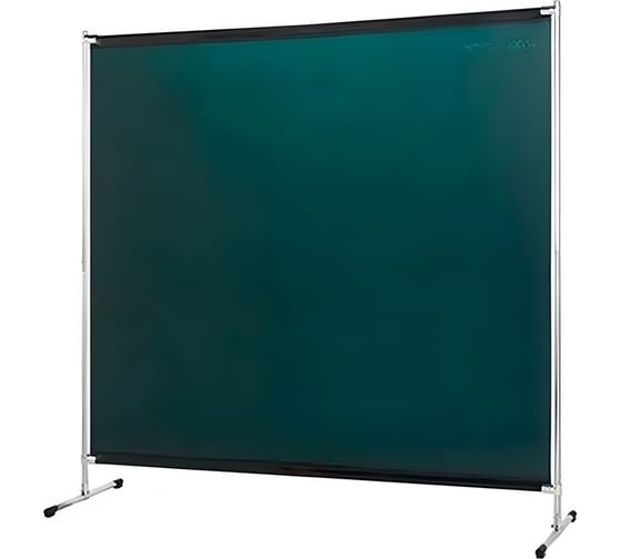 Изображение товара Экран 2000x2000 мм c зеленой защитной шторкой Dark Green 1700x2000 мм FABTEC 64084
