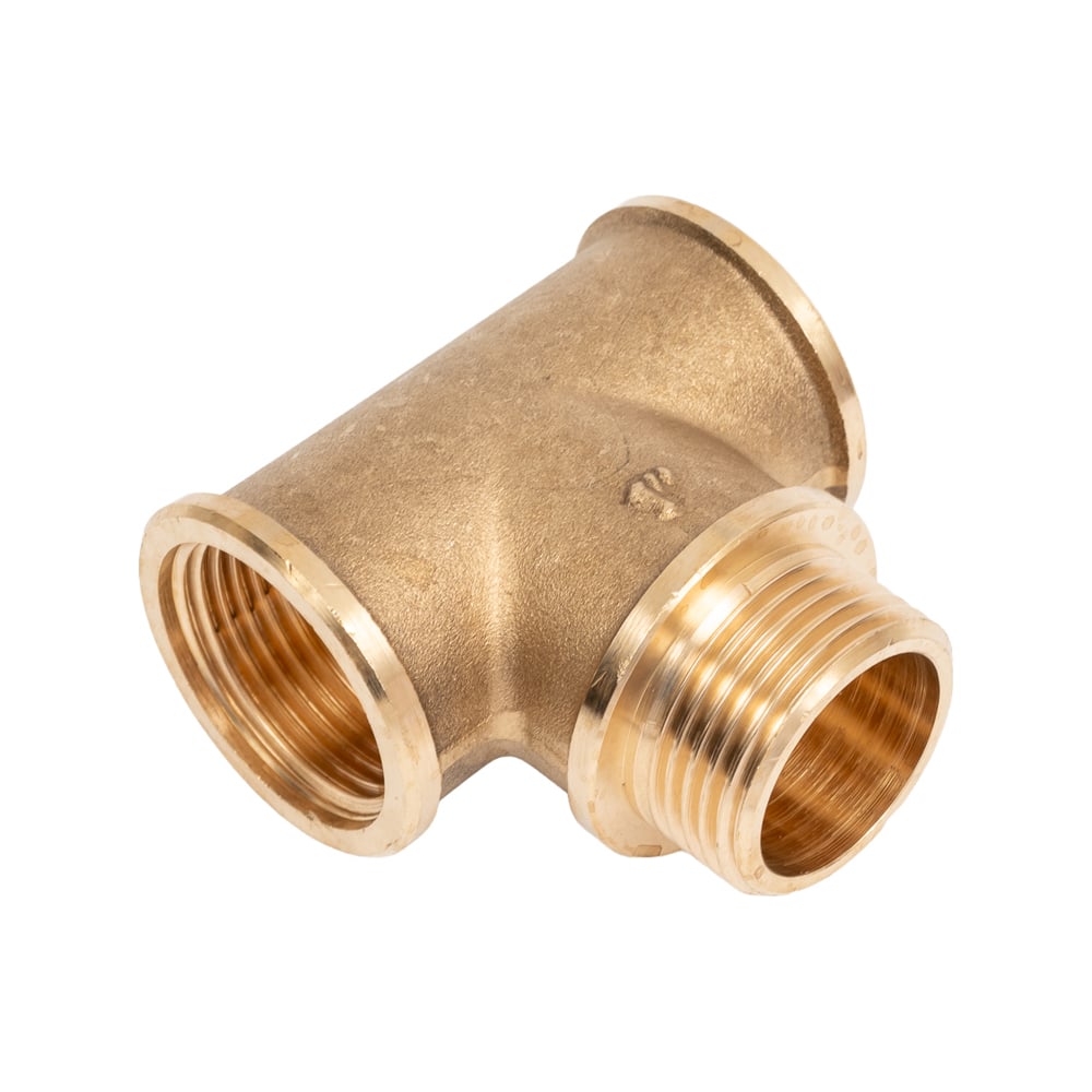 Изображение товара Тройник для труб из латуни STOUT Sft-0064-000111 1 дюйм