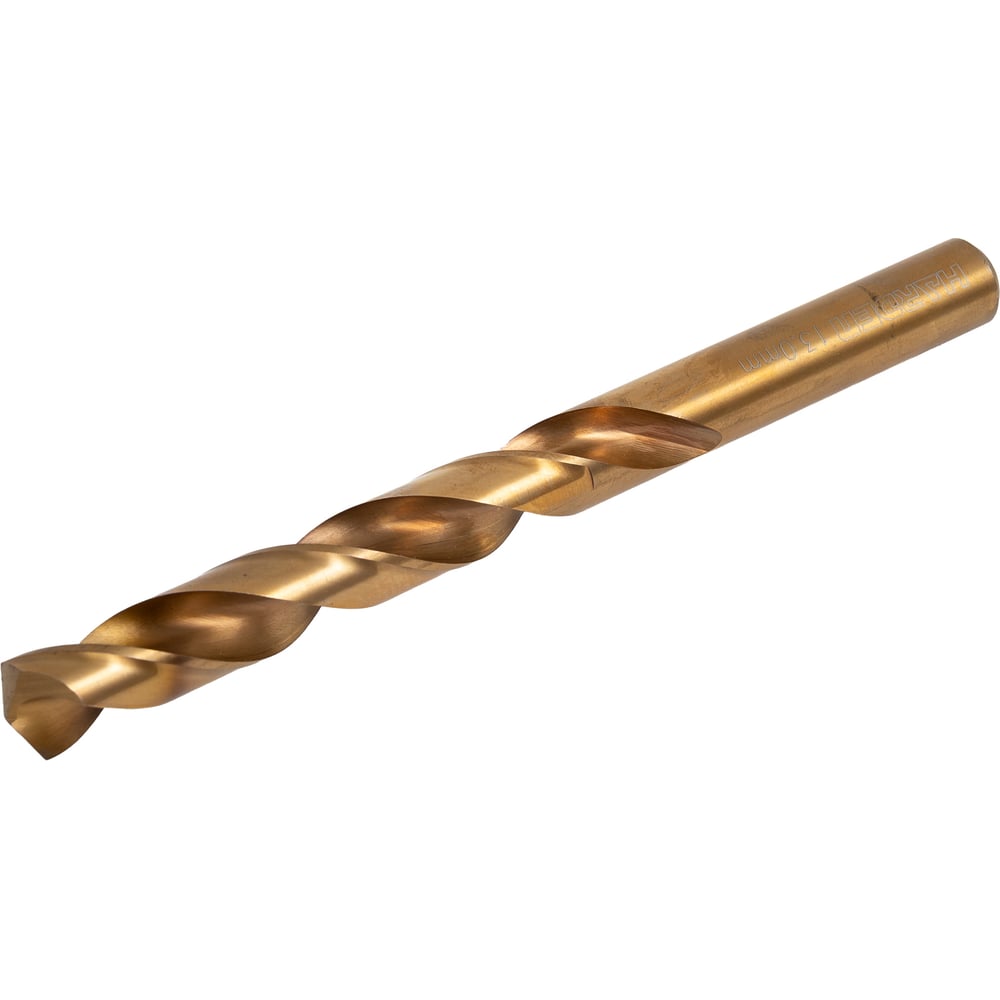 Изображение товара Сверло по металлу 13 мм, HSS m35, нитрид-титановое покрытие Harden 610270