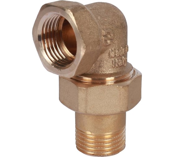 Изображение товара Разъемное угловое соединение "американка" STOUT Sft-0056-000112 вн, уплотнение под гайкой o-ring кольцо 1"1/2 RG008T5Q9AL57Q