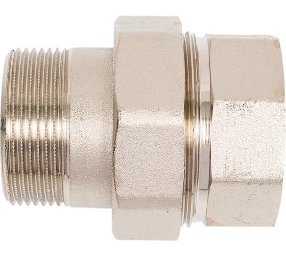 Изображение товара Разъемное соединение "американка" STOUT Sft-0045-000112 вн, никелированное, уплотнение под гайкой по плоскости, 1” 1/2 RG008Q1DK0CPUS