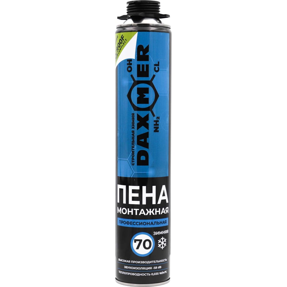 Изображение товара Пена монтажная Roof Complect 70 зимняя 950 г для холодных условий