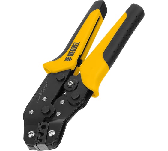 Изображение товара Клещи для обжима наконечников штыревых НШВ, НШВИ, НШВИ-2 Denzel 6-16 кв. мм 17744