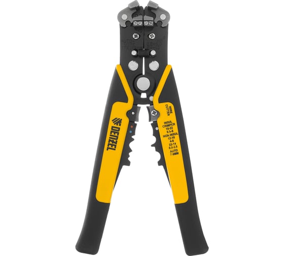 Изображение товара Щипцы для зачистки электропроводов Denzel 0.2-6 кв. мм, функция обрезания проводов 17742