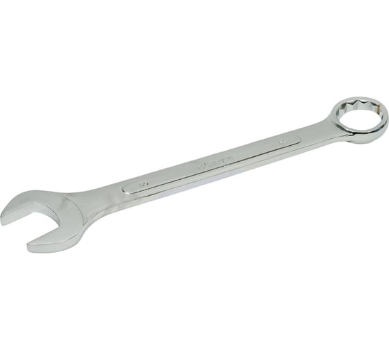 Изображение товара Комбинированный гаечный ключ Hortz 65x65 мм, хромированный, HOR 1040404