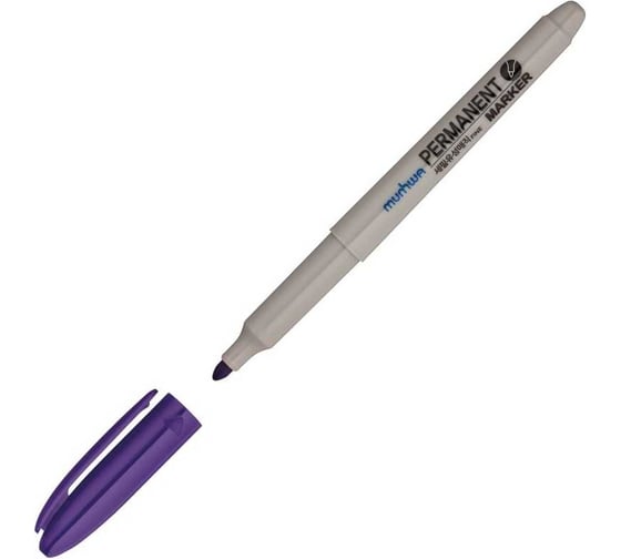 Изображение товара Перманентный маркер Munhwa фиолетовый, пулевидный, 1.5 мм, 12 шт. FPM-09