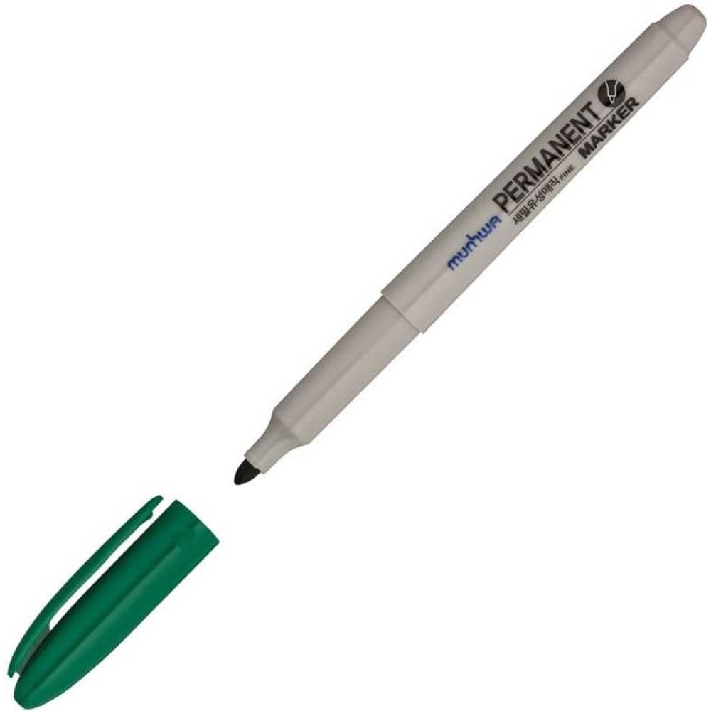 Перманентный, пулевидный маркер Munhwa маркер перманентный uni 320f 1 0 3 0 мм наконечник пулевидный зеленый