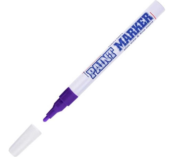 Изображение товара Маркер-краска Munhwa slim фиолетовая, 2 мм, нитро-основа, 12 шт.  SPM-09