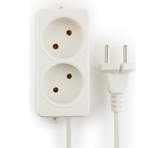 Изображение товара Удлинитель 2р 10А 2м Гарнизон EL-NL2-W-2