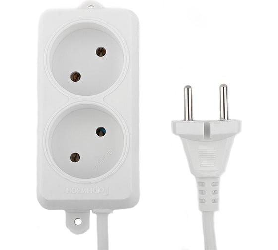 Изображение товара Удлинитель 2р 10А 3м Гарнизон EL-NL2-W-3
