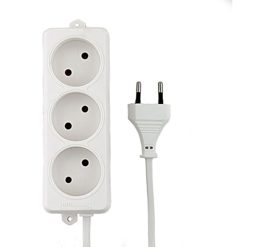 Изображение товара Удлинитель 3р 6А 2м Гарнизон EL-E3-W-2