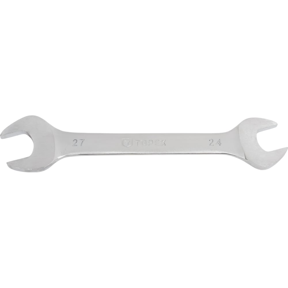 Изображение товара Двухсторонний рожковый ключ 24х27 мм TOPEX 35D619