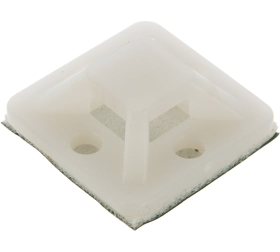 Изображение товара Монтажные самоклеящиеся площадки FORTISFLEX ПМС 20х20 белый 100шт 49444