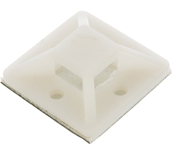 Изображение товара Монтажные самоклеящиеся площадки FORTISFLEX ПМС 25х25 белый 100шт 49445