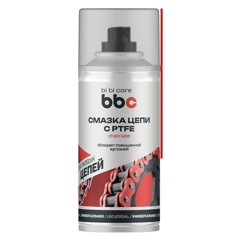 Изображение товара Смазка цепи PTFE 210 мл BiBiCare для техобслуживания