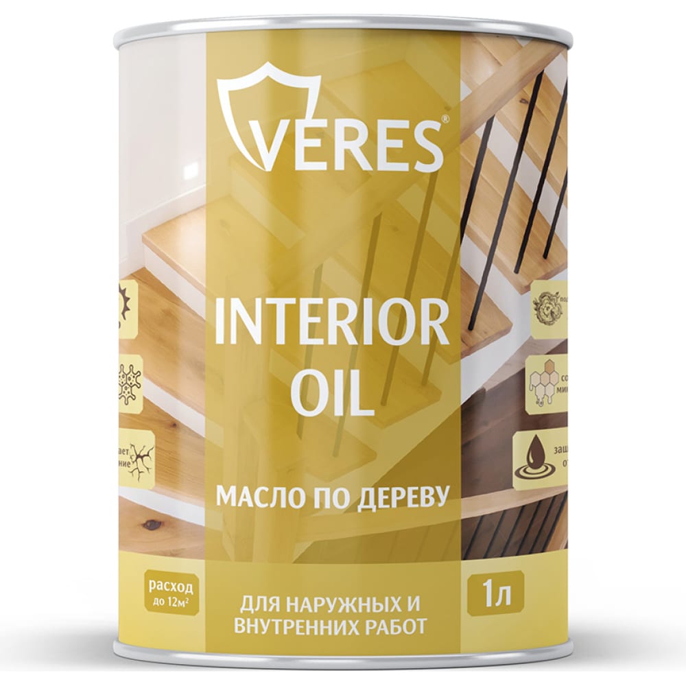 Масло для дерева VERES масло для дерева vixen прозрачный 520 мл