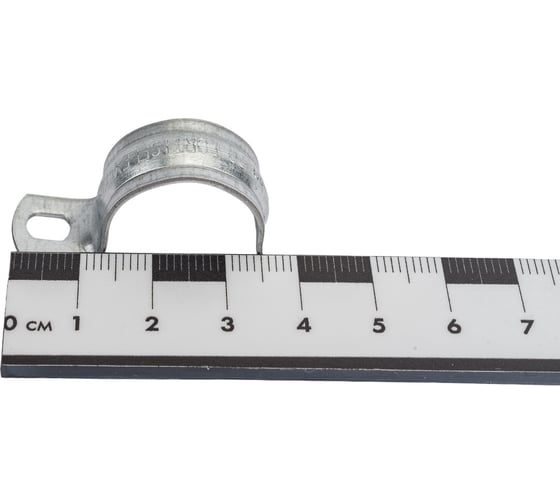 Изображение товара Металлическая однолапковая скоба FORTISFLEX СМО 19-20, 100 шт., 49120