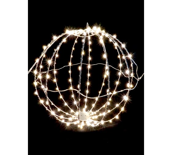 Изображение товара Светодиодный ШАР Магия праздника D=30см, 168 LED, теплый белый, GS IP44, 4.5V, 6W, адаптер MAG-G021-168