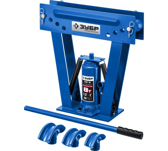 Изображение товара Профессионал гидравлический вертикальный трубогиб ЗУБР ТВГ-8 1/2-1", 8 т 43078-08_z01