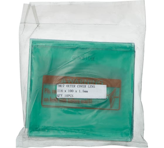 Изображение товара Внешнее защитное стекло 114x100х1.5 мм, 10 шт для ТМ17 TECMEN 100575326