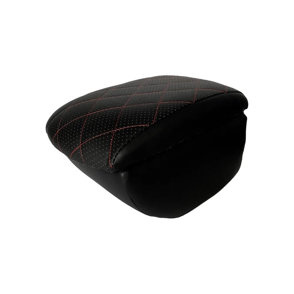 Изображение товара Автоподлокотник PSV для Lada Granta 2011-2018 черный с красной отстрочкой Ромб