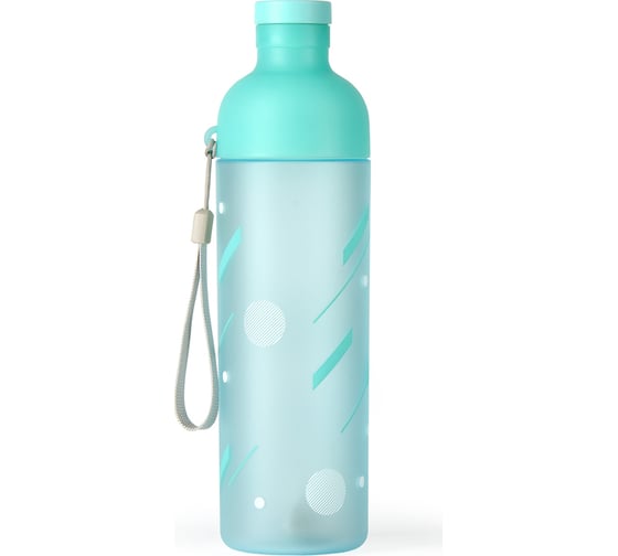 Изображение товара Бутылка для воды BAROUGE ACTIVE LIFE с нескользящим покрытием BP-917/60 600 мл/голубой