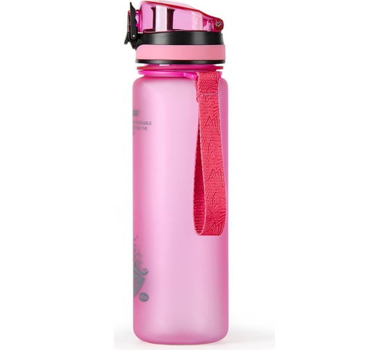 Изображение товара Бутылка для воды BAROUGE ACTIVE LIFE с нескользящим покрытием BP-915/100 600 мл/красный/бутылка