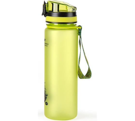 Изображение товара Бутылка для воды BAROUGE ACTIVE LIFE с нескользящим покрытием BP-915/100 600 мл/зеленый/бутылка