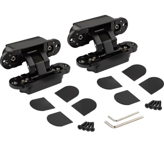 Изображение товара Комплект из 2 штук скрытых петель ELEMENTIS универсальный, 3D, 120x30 ELM8000.06/MP