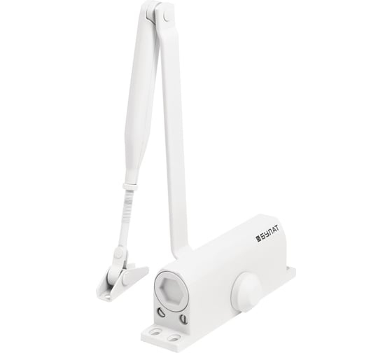 Изображение товара Дверной доводчик БУЛАТ ULTIMATE ДД-100 A-W 40-120 кг, белый, морозостойкий 14923