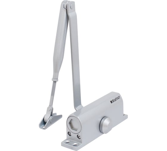 Изображение товара Дверной доводчик БУЛАТ ULTIMATE ДД-100 A-S 40-120 кг, серебро, морозостойкий 14921