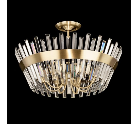 Изображение товара Потолочная люстра Citilux Вестерос хрустальная Бронза CL307183