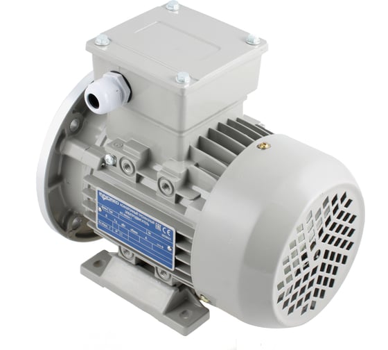 Изображение товара Трехфазный асинхронный электродвигатель INNORED 0.12 кВт, 1400 об/мин, 140х11 мм, на лапах, схема включения звезда/треугольник, 380/220 В, IP55 RM63M1-4 B35