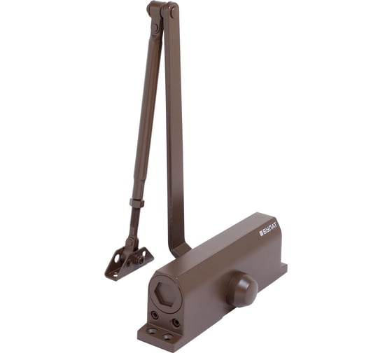 Изображение товара Дверной доводчик БУЛАТ ULTIMATE ДД-150 A-C 80-160 кг, коричневый, морозостойкий 14928