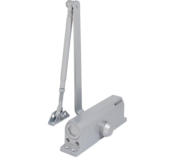 Изображение товара Дверной доводчик БУЛАТ ULTIMATE ДД-150 A-S 80-160 кг, серебро, морозостойкий 14927