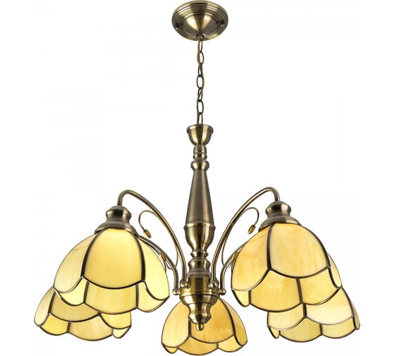 Изображение товара Подвесная люстра Citilux Познань витражная Бронза CL443151