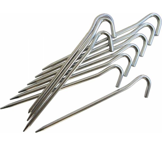 Изображение товара Набор алюминиевых колышков Tramp серый TRA-013