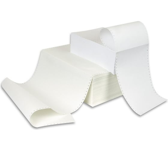 Изображение товара Бумага ProMega jet с неотрывной перфорацией однослойная 210 мм 12 белизна 100 4000 листов 8417