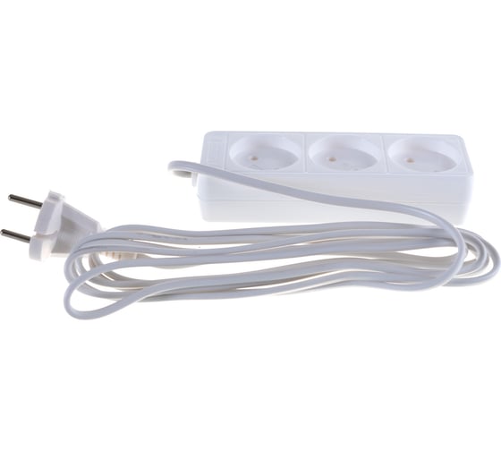 Изображение товара Бытовой удлинитель 1300 Вт 3гн. ШВВП 3м Союз 481S-0303