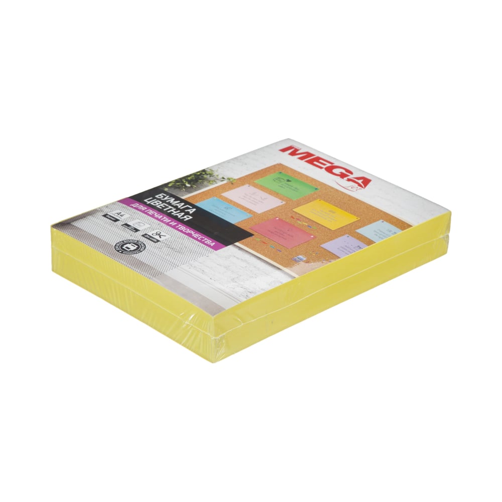 Цветная бумага ProMega jet бумага для пастели canson mi teintes 50x65 см 160 г 101 бледно желтый