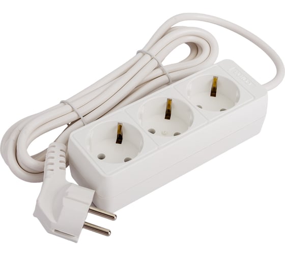 Изображение товара Бытовой удлинитель 2200 Вт 3гн. ПВС 3м Союз 481S-9303