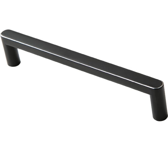 Изображение товара Ручка-скоба Kerron 128 мм, матовый черный/хром S-2624-128 BLC