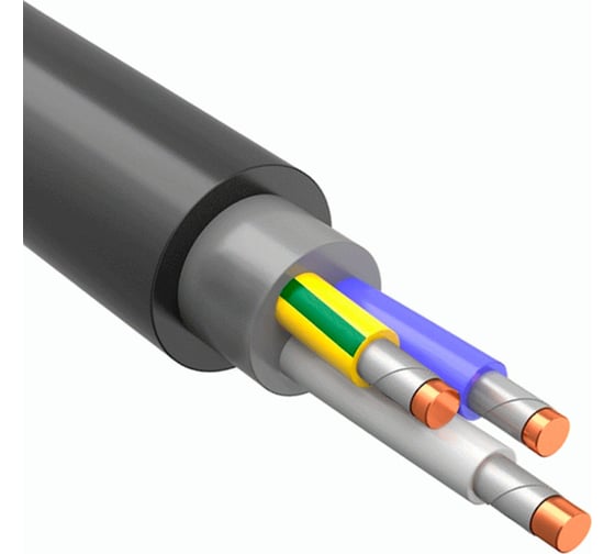 Изображение товара Силовой огнестойкий кабель ППГнг(А)-FRHF МКЗ 3x4ок 0,66кВ (n, pe) 100 (м) Т0000113439