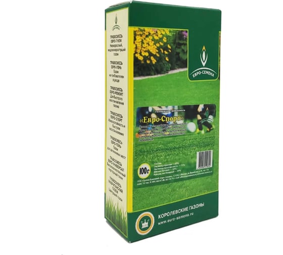 Изображение товара Газонная травосмесь Евро-Семена Евро-Спорт 0.1 кг 53910