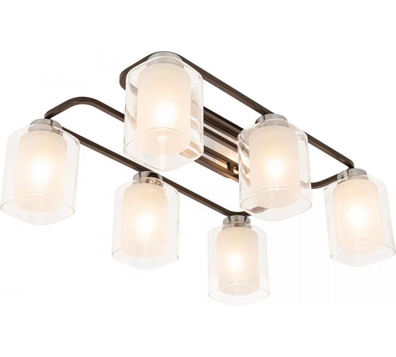 Изображение товара Потолочная люстра Citilux Румба Венге Хром CL159261