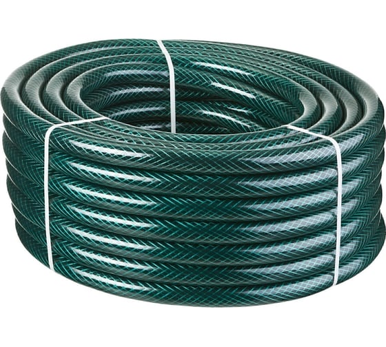 Изображение товара Армированный поливочный шланг FORT Форт ПВХ, 3х слойный, диаметр 19 мм, 25 м 00501460961